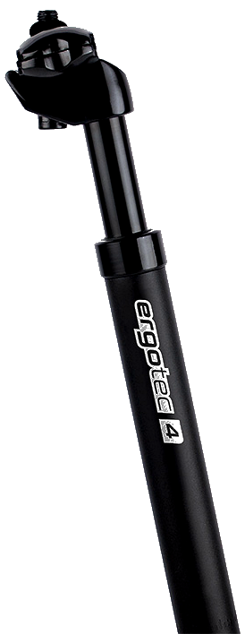 Zadelpen Ergotec verend SP-4.0 ø27.2 / 350 mm  - zwart