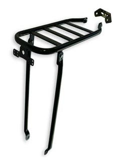 Achterdrager 26-28" Steco met versterkt PTT  - glanzend zwart