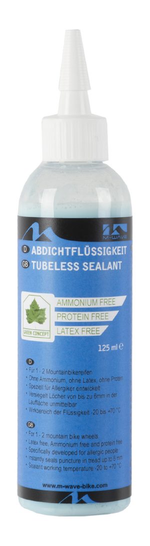Tubeless Sealant M-Wave in hervulbaar flesje - 125ml
