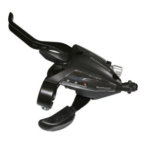 Versteller (links) met remhendel 3 speed Shimano ST-EF500-4  - 4 vingers - zwart
