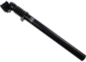 Zadelpen verend Post Moderne ø27.2 mm / 350 mm - mat zwart