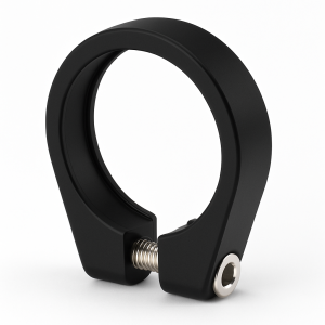 Zadelpenklem ø34,9 mm Edge aluminium met inbusbout - zwart