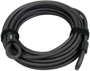Slotkabel Axa Double Loop 1000/10 - zwart