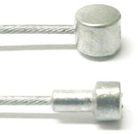 Rem binnenkabel Edge RVS 2250mm met  2 nippels