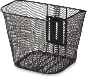 Fietsmand Basil Bremen 34 x 25 x 28 cm - inclusief vast montagesysteem - zwart