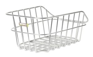 Fietsmand Basil Cento met dragerbevestiging 45 x 33 x 21 cm - aluminium