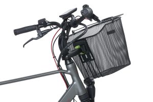 Fietsmand Basil Bremen KF 26 x 35 x 29 cm - zwart (met Ahead-Stemholder)