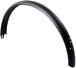 Achterspatbord 28" urban 58 mm breed - mat zwart