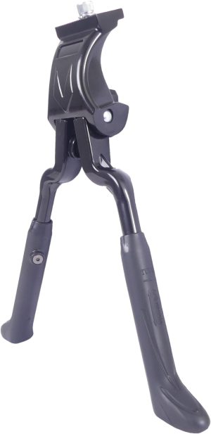 Middenstandaard 24/28" 2-poot aluminium - zwart