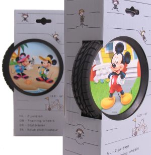 Zijwielen Widek Mickey Mouse voor 12½" - 18" fietsen