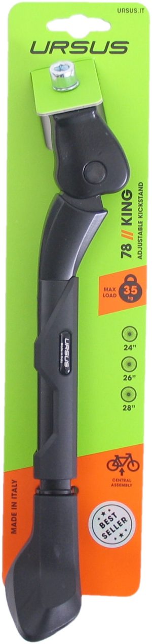 Zijstandaard verstelbaar 24-29" Ursus King 2 - zwart