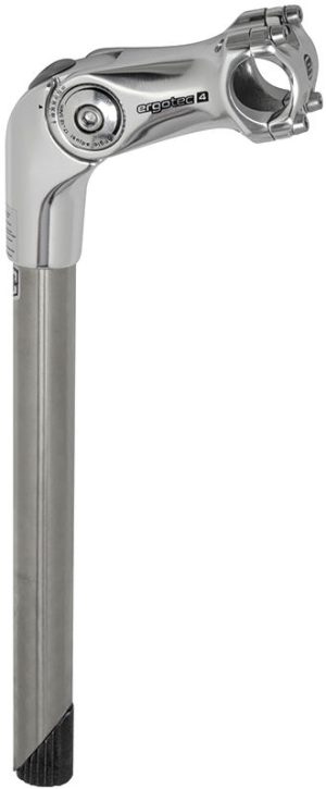 Stuurpen Ergotec Octopus 2 verstelbaar ø25,4 / 300x110 / 25,4 mm - zilver