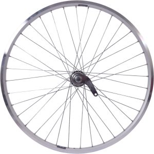 Achterwiel 26  x 1.75 / 1.95" met Favorit remnaaf/ Zac 19 velg - zilver