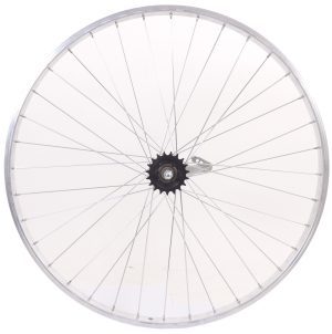 Achterwiel Roland Werke 28"/622 x 24 -  remnaaf Ventura - 36 gaats 13G - zilver