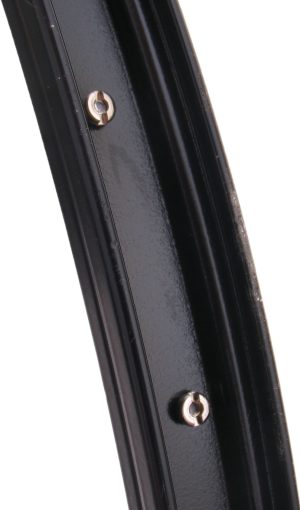 Achterwiel 28 x 1/4" aluminium Favorit remnaaf - zwart