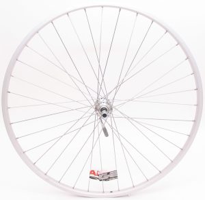 Achterwiel 28 x 1/4" aluminium Sunrace HBM53 QR 7 speed - zilver