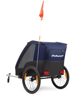 Kindertrailer Polisport (zonder wandelkit)