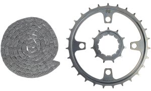 Aandrijfset Enduo Cargo Rohloff Bosch Gen4  geschikt voor E-bikes - zilver