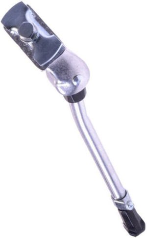 Zijstandaard verstelbaar Simson Quick met 30mm brede plaat - zilver